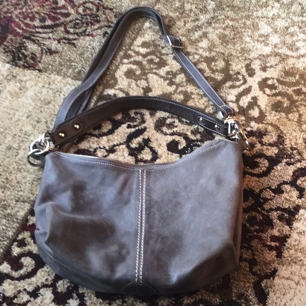 Roots Grey Tribe crossbody / shoulder bag
